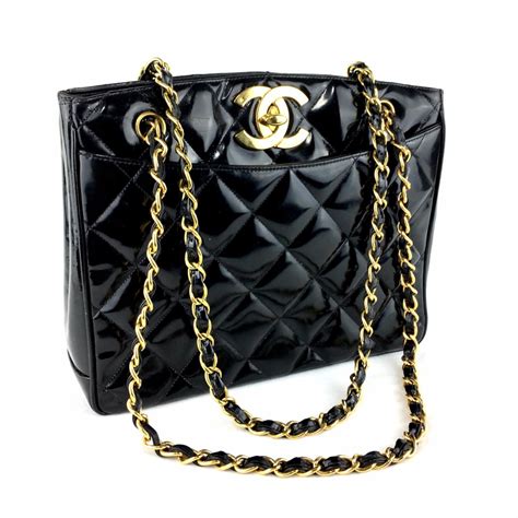 black patent leather chanel wallet|Wallet on Chain patent leather handbag .